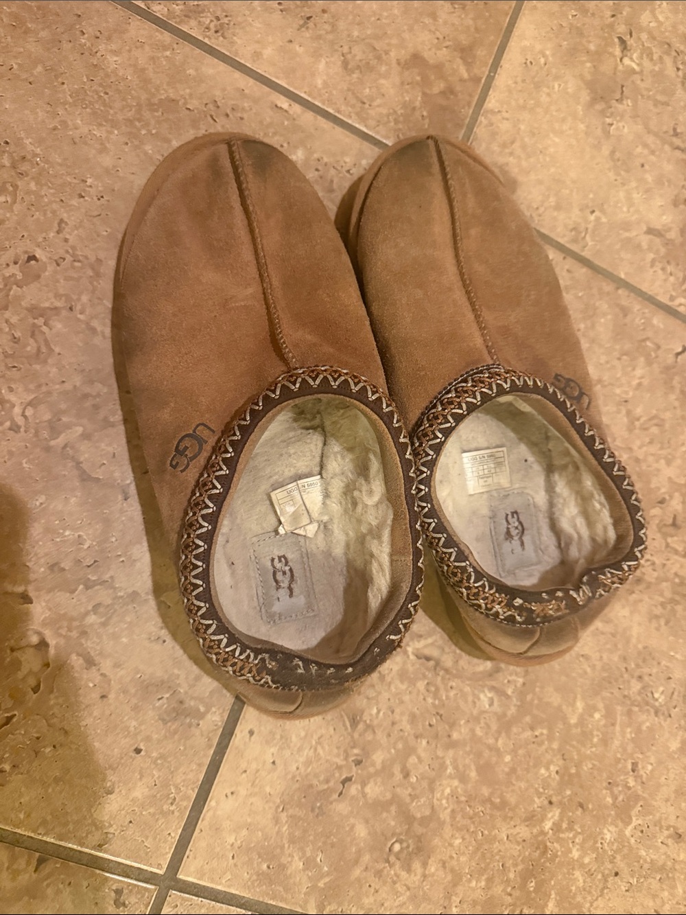 UGG Men’s Chestnut Suede Slip-On Loafers